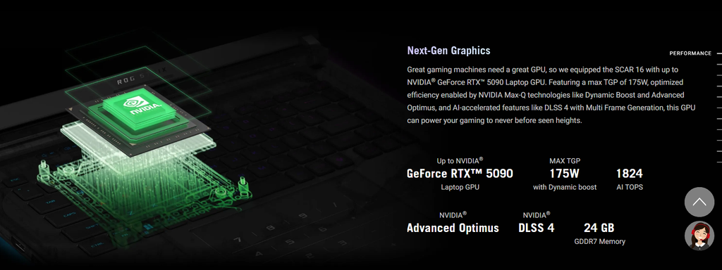 Xgear Laptop Gaming Asus ROG Strix SCAR 16 G635LX-RW179W
