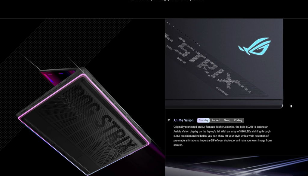 Xgear Laptop Gaming Asus ROG Strix SCAR 16 G635LX-RW179W