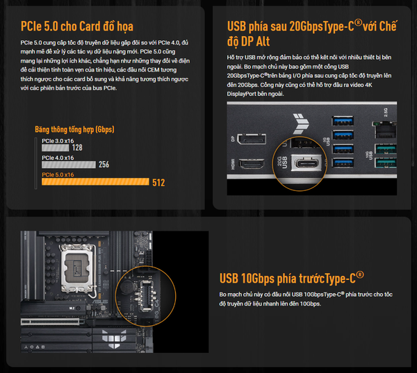 Xgear Mainboard ASUS TUF GAMING B860M-PLUS WIFI
