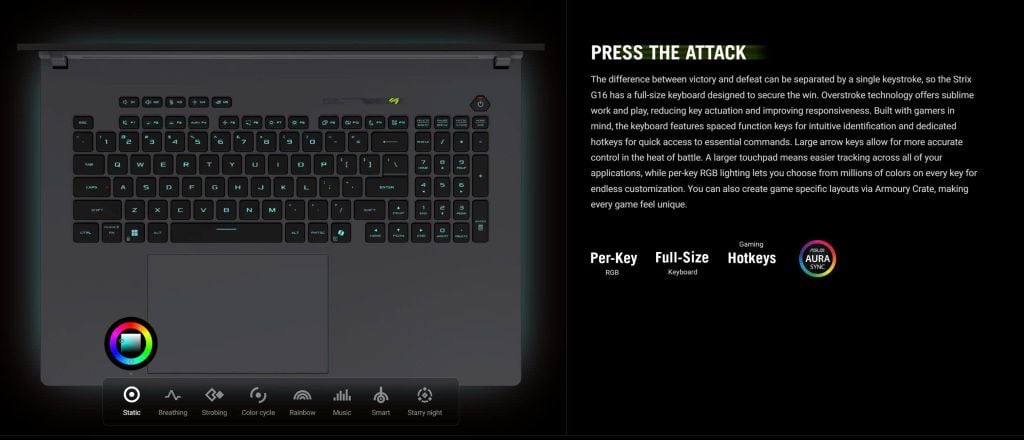 Xgear Laptop Gaming ASUS ROG Strix G16 (2025) G615LR-S5238W