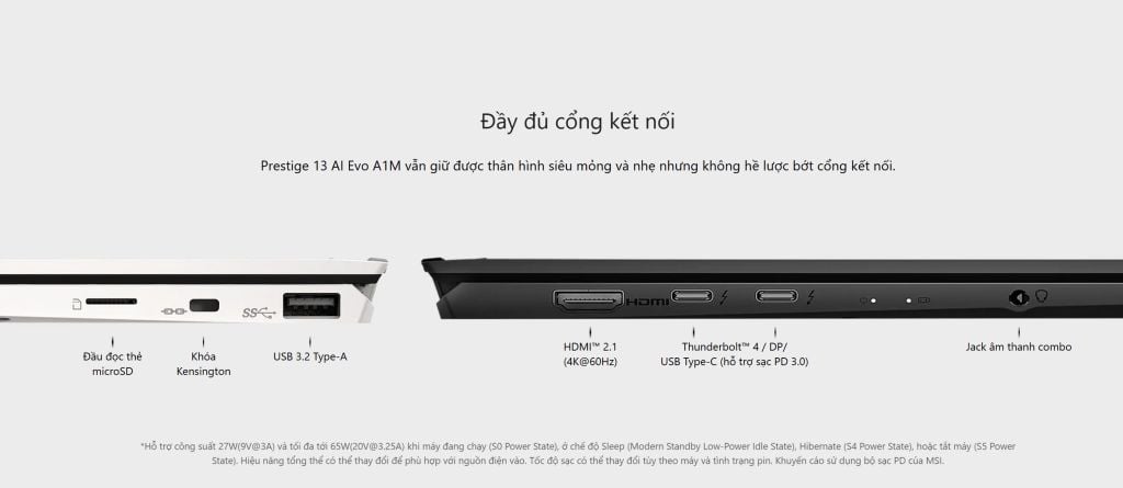 Xgear Laptop MSI Prestige 13 AI Evo A1MG 241VN