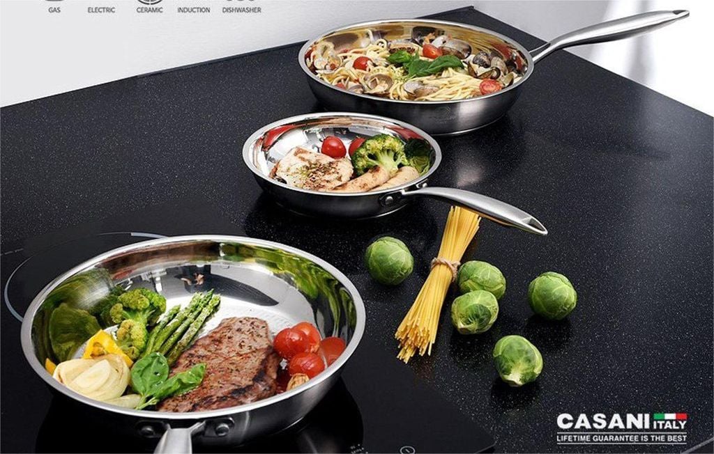 Chảo chống dính tự thân: Giải pháp an toàn trước nguy cơ vi nhựa từ chảo truyền thống