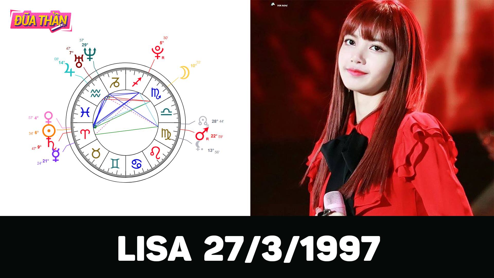 PHÂN TÍCH BẢN ĐỒ SAO CỦA CÔ NÀNG LISA 27/3/1997 – Đũa Thần