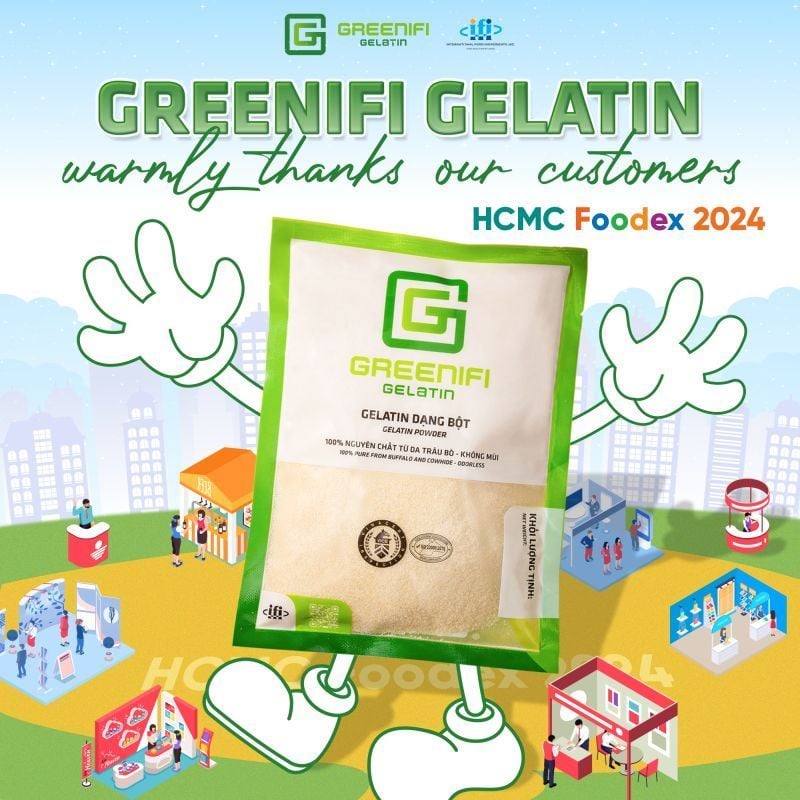 GREENIFI GELATINE THANKS CUSTOMERS FOR JOINING US AT HCMC FOODEX 2024 INTERNATIONAL FOOD EXPO