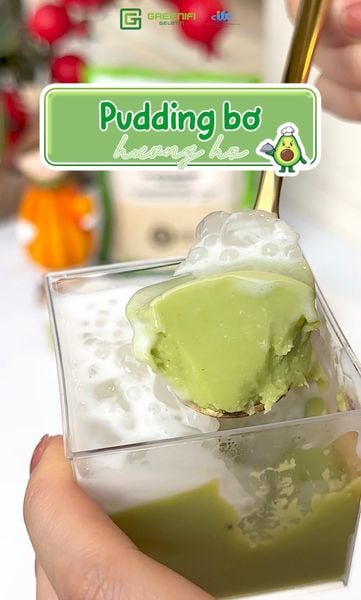 MÓN NGON TỪ GELATIN: PUDDING BƠ HEALTHY