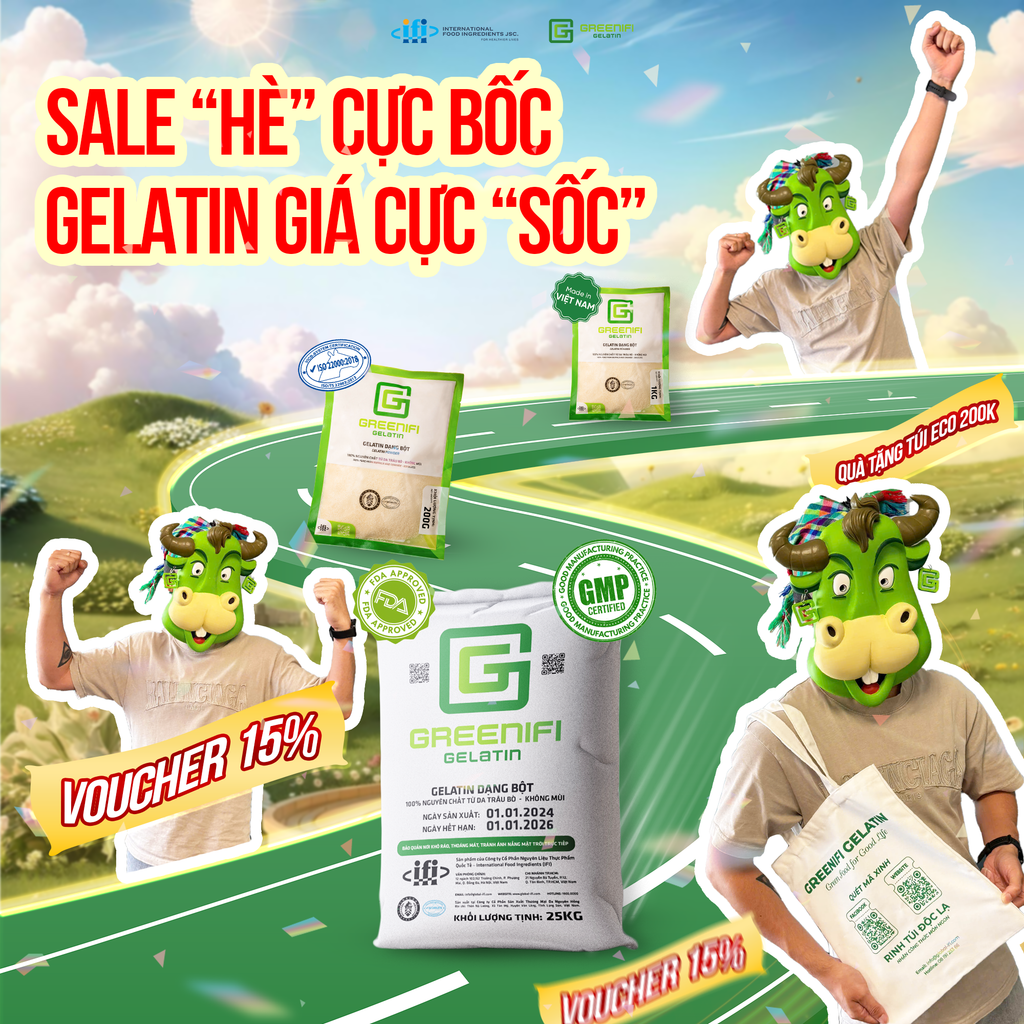 MUA LÀ CÓ QUÀ – DEAL GELATIN HOT NHẤT THÁNG NÀY!