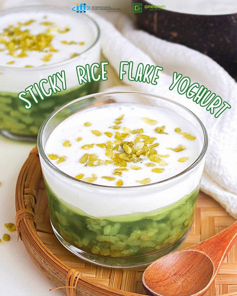STICKY RICE FLAKE YOUGHURT