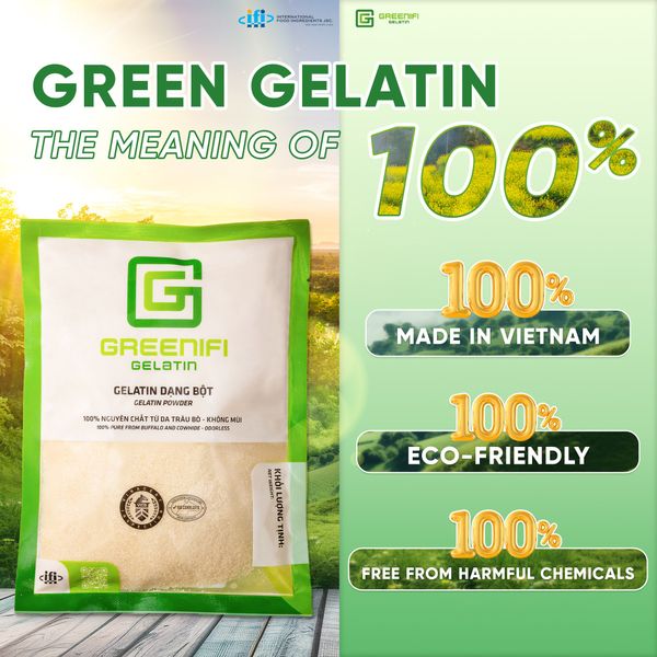 GREENIFI GELATIN AND THE MEANING OF NUMBER 100