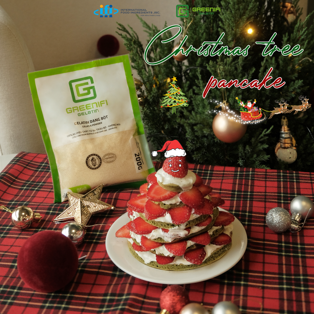 CHRISTMAS TREE PANCAKE - JOYFUL DELIGHT FOR GATHERING PARTIES