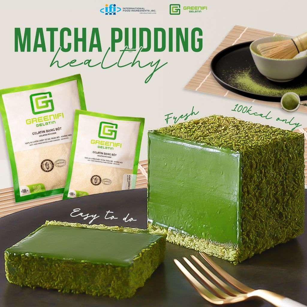 RENEW YOUR TASTE WITH HEALTHY MATCHA PUDDING