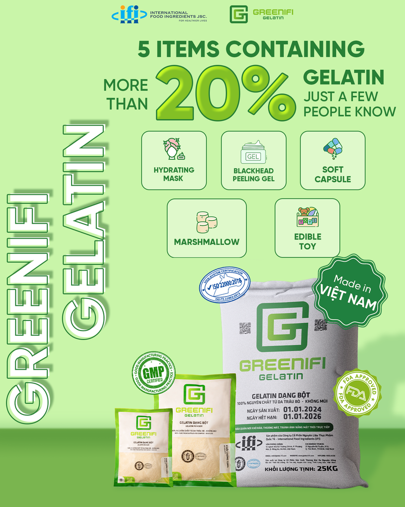 5 SURPRISING PRODUCTS THAT CONTAIN OVER 20% GELATIN YOU MIGHT NOT EXPECT!