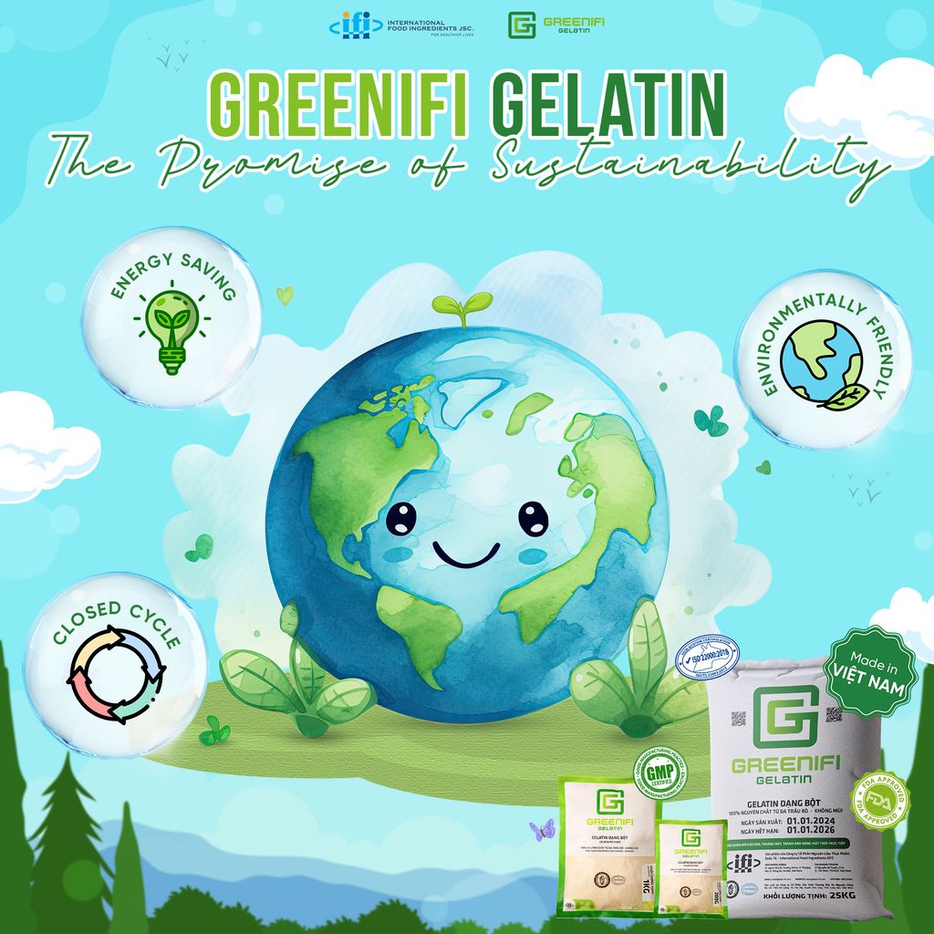 GREENIFI GELATIN AND THE PROMISE OF SUSTAINABILITY