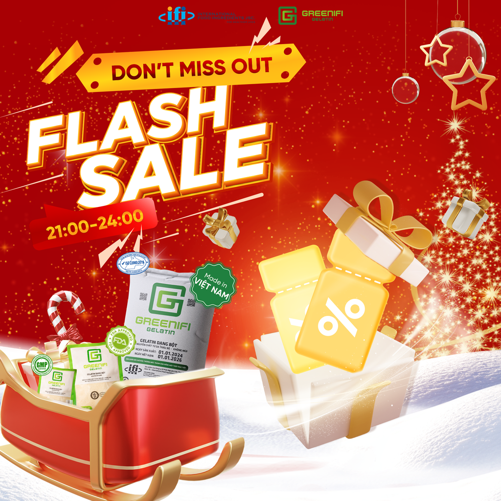 GOLDEN HOUR FLASH SALE – EXCLUSIVE DEALS ON GELATIN FOR JUST 3 HOURS!