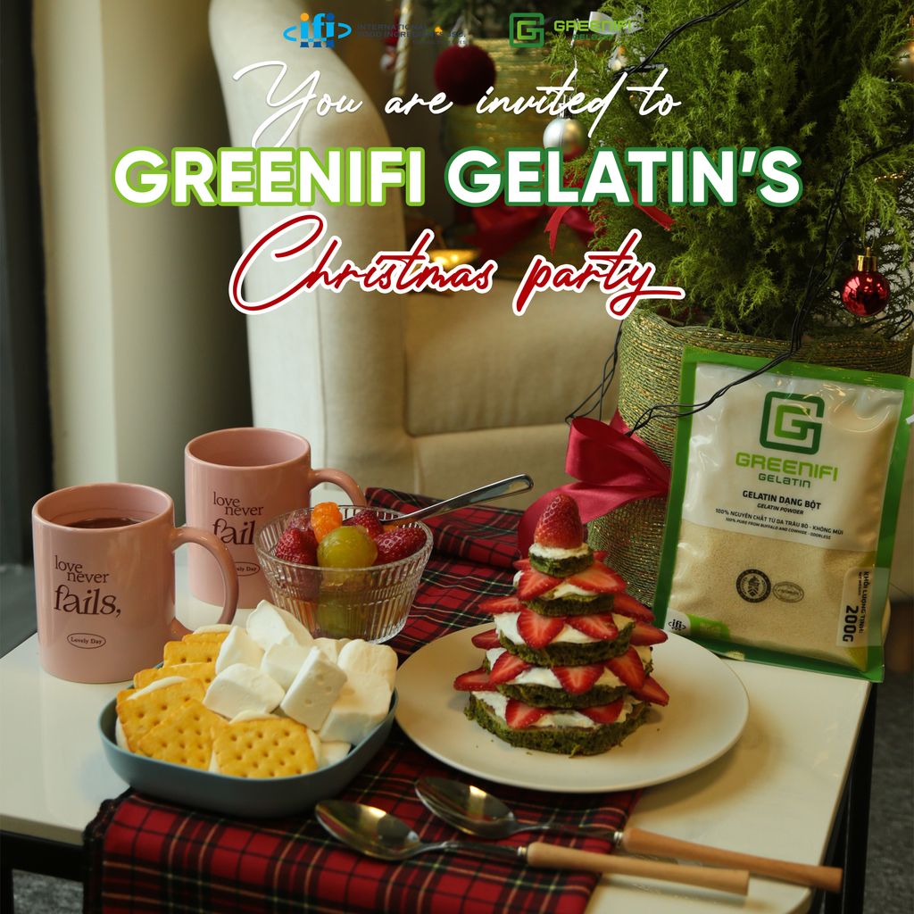 🎄 GREENIFI GELATIN WARMLY INVITES YOU TO JOIN OUR COZY CHRISTMAS CELEBRATION! 🎅