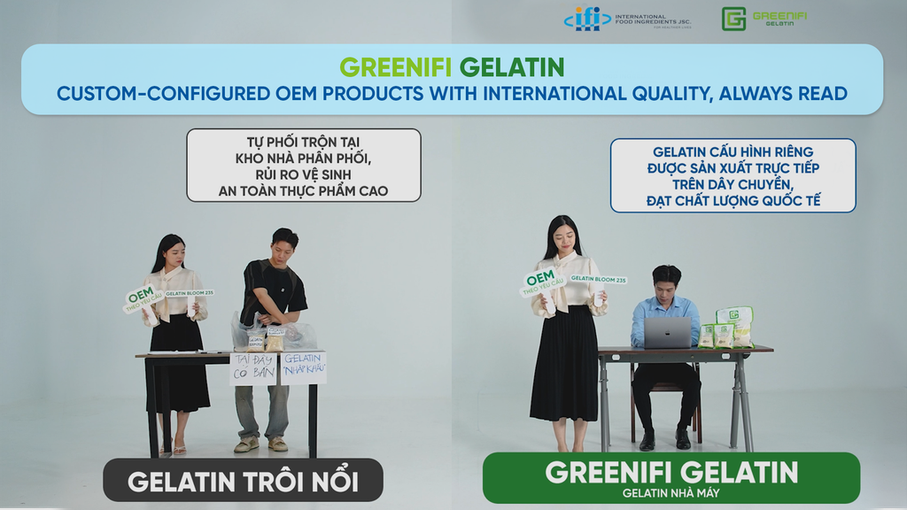 EPISODE 4: GREENIFI GELATIN - CUSTOMIZED ORDER DESIGN, FLEXIBLE OEM, ALWAYS READY TO ASSIST!