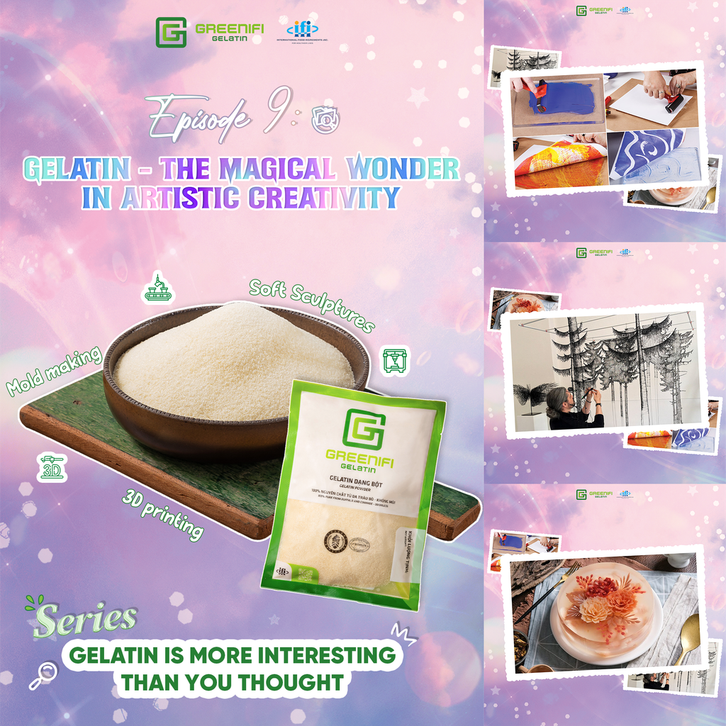 Gelatine: From Sweet Desserts to Stunning Artworks