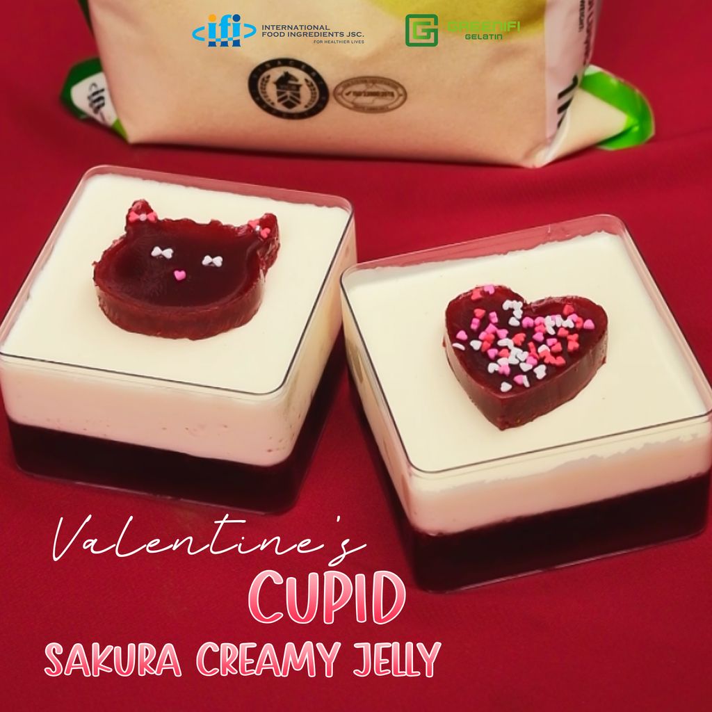 DREAMY & SWEET CUPID’S CHERRY CREAM JELLY FOR THE SEASON OF LOVE