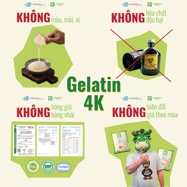 Gelatin 4K - MINH BẠCH, CHẤT LƯỢNG, VƯỢT TRỘI