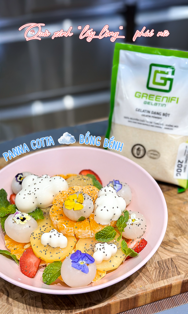 PUDDING MÂY BỒNG BỀNH - QUÀ XINH “LẤY LÒNG” PHÁI NỮ