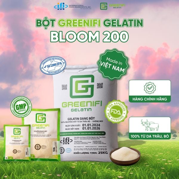 THẾ NÀO LÀ GELATIN BLOOM 200? GELATIN BLOOM 200 DÙNG ĐỂ LÀM GÌ?