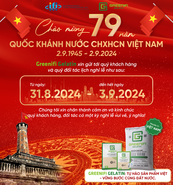 THÔNG BÁO: LỊCH NGHỈ LỄ QUỐC KHÁNH 2/9
