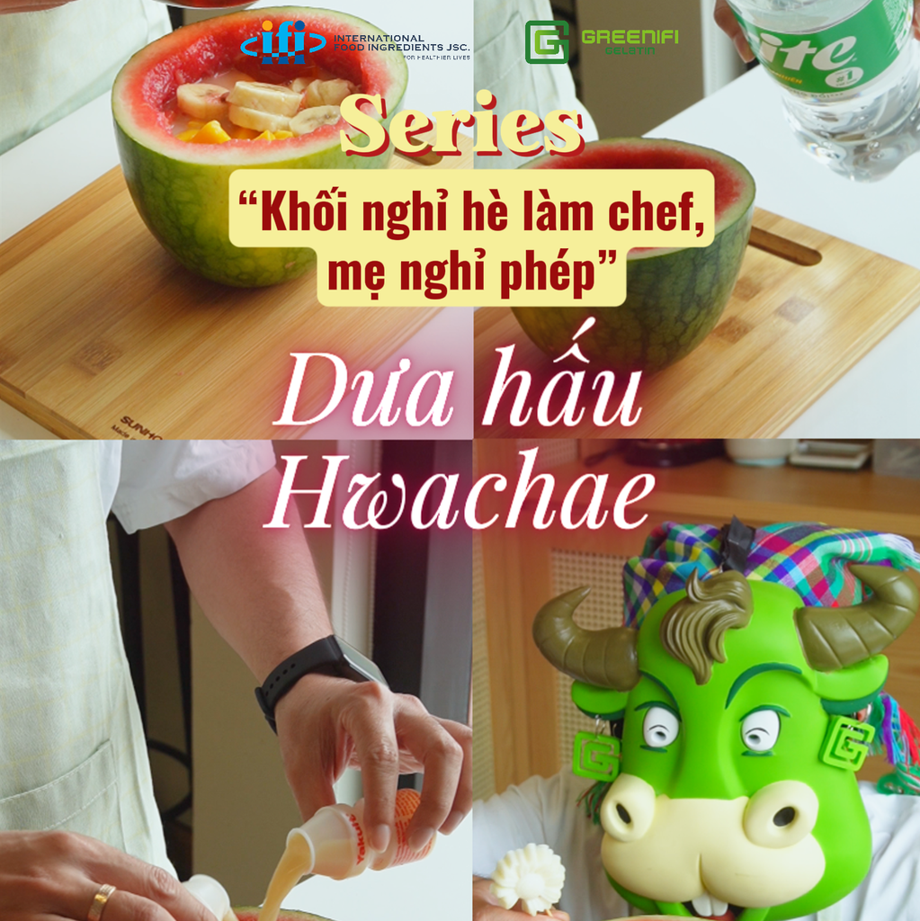 SERIES “KHỐI NGHỈ HÈ LÀM CHEF, MẸ NGHỈ PHÉP” - TẬP 3: SODA DƯA HẤU HWACHE