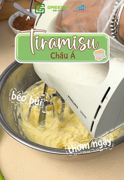 MÓN NGON TỪ GELATIN: TIRAMISU PHIÊN BẢN CHÂU Á - THƠM NGẬY TRONG TỪNG MIẾNG ĂN