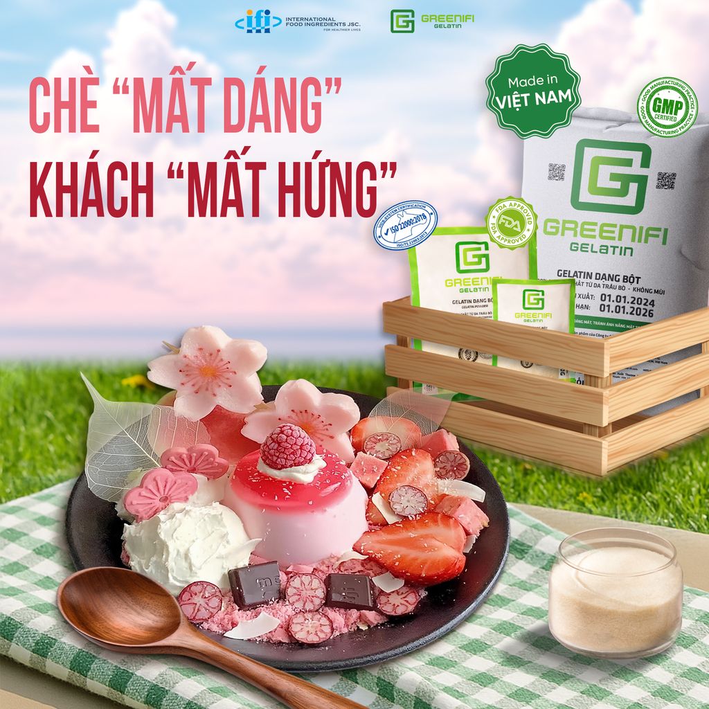 🧋TIỆM CHÈ NGON ĐẮT KHÁCH, CHỌN GELATIN BLOOM NÀO BÂY GIỜ?