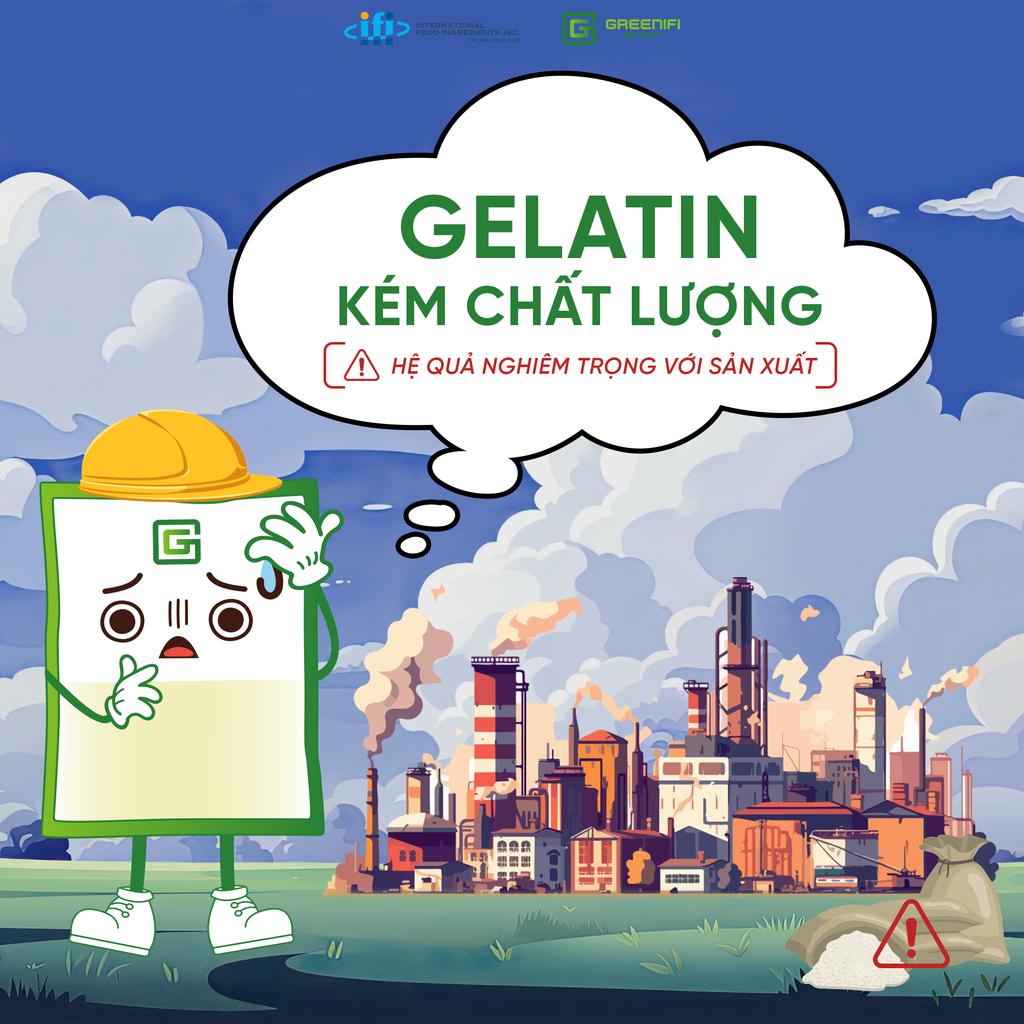GELATIN TRÔI NỔI: CẠM BẪY NGUY HIỂM CHO CÁC NHÀ SẢN XUẤT