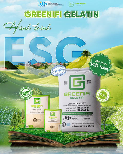 NHÌN LẠI HÀNH TRÌNH ESG CỦA GREENIFI GELATIN NĂM 2024