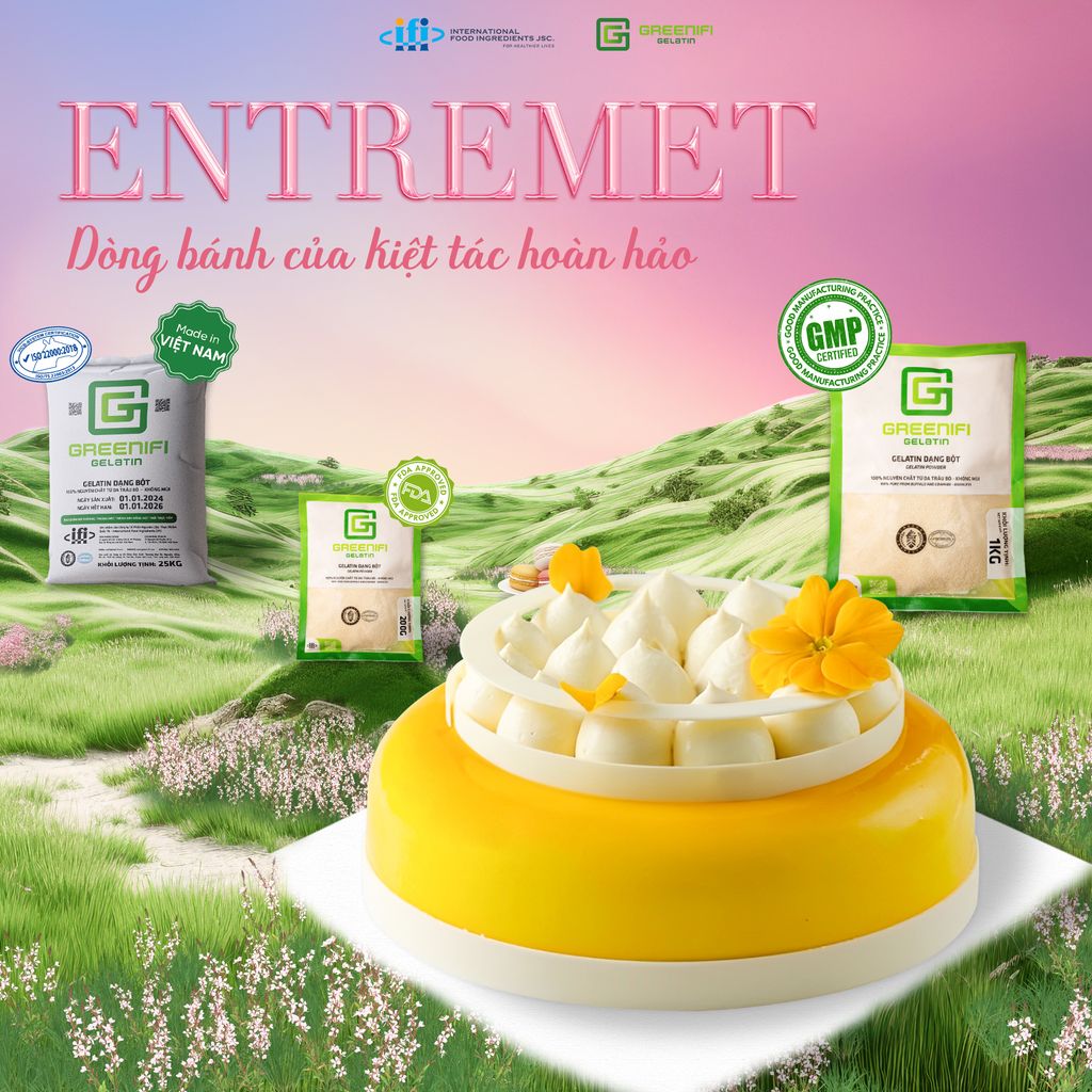 NÀNG CÔNG CHÚA ENTREMET KIỀU DIỄM TỪ ĐẤT NƯỚC HÌNH LỤC LĂNG