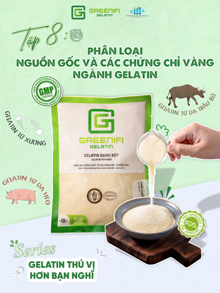 [Những điều bạn chưa biết về gelatin - Tập 8: Gelatin làm từ gì? Ứng dụng của gelatin]