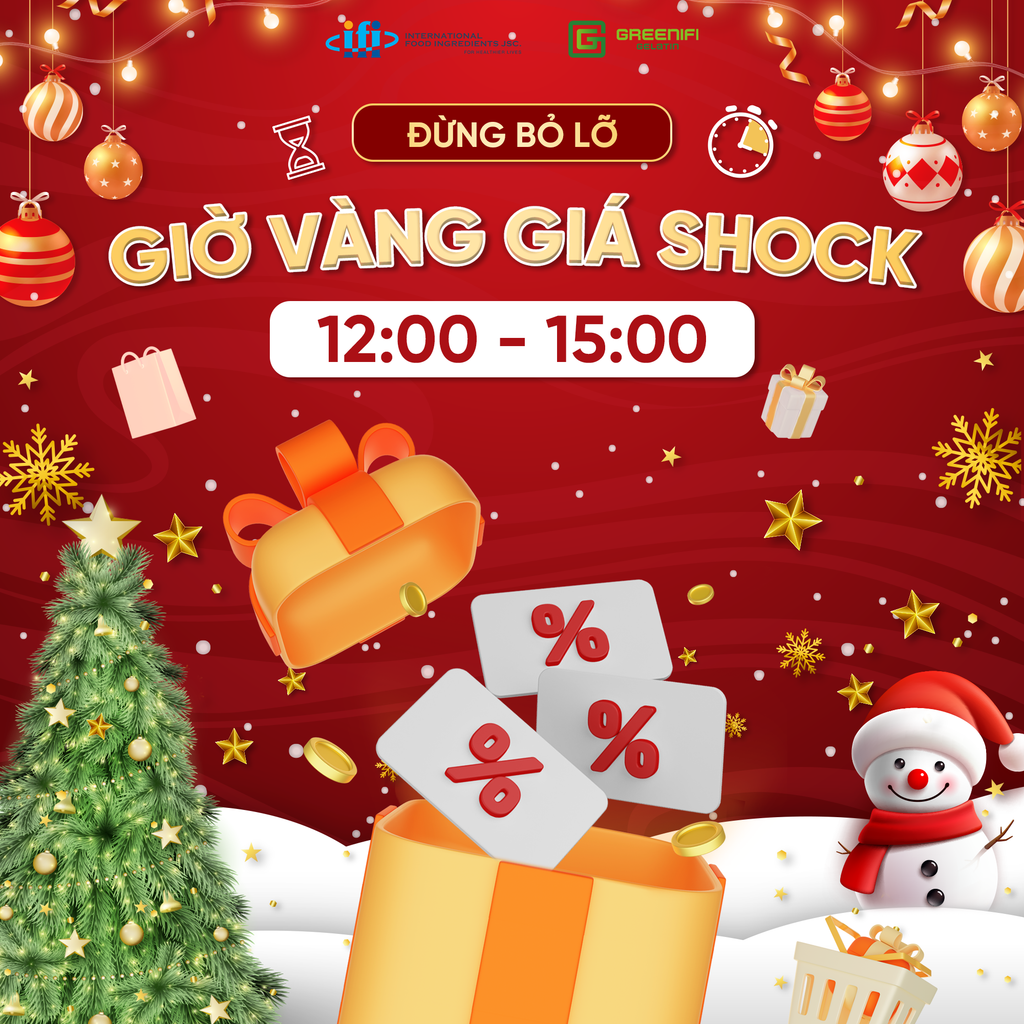🌟 ĐỪNG BỎ LỠ – FLASH SALE GIỜ VÀNG TẠI SHOPEE CỦA GREENIFI GELATIN! 🌟