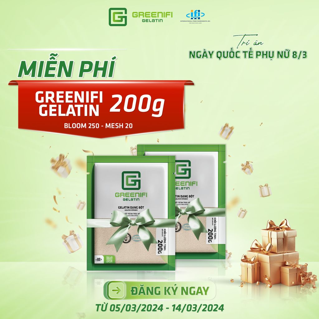 Chương trình tri ân 8/3 từ IFI và Greenifi Gelatin: món quà ngọt ngào dành tặng những người phụ nữ