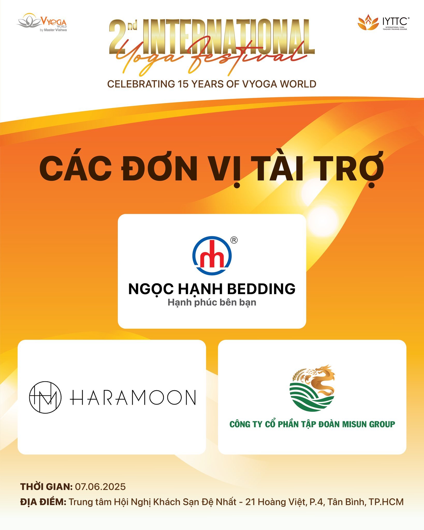 HARAMOON VIETNAM ĐỒNG HÀNH CÙNG LỄ HỘI YOGA QUỐC TẾ 2025