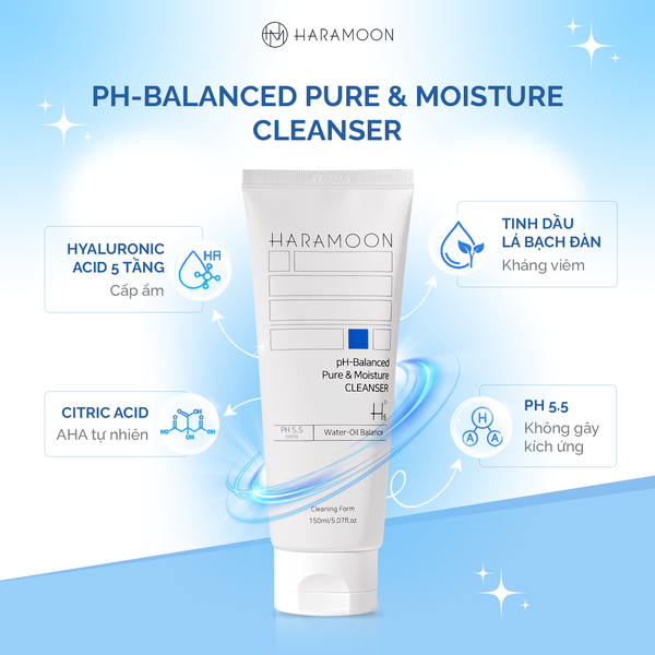 Sữa rửa mặt cân bằng & dưỡng ẩm