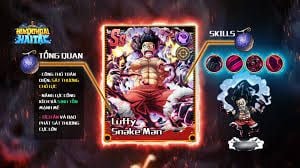 Luffy Snakeman - Biến Hóa Mạnh Mẽ Trong Gear 4