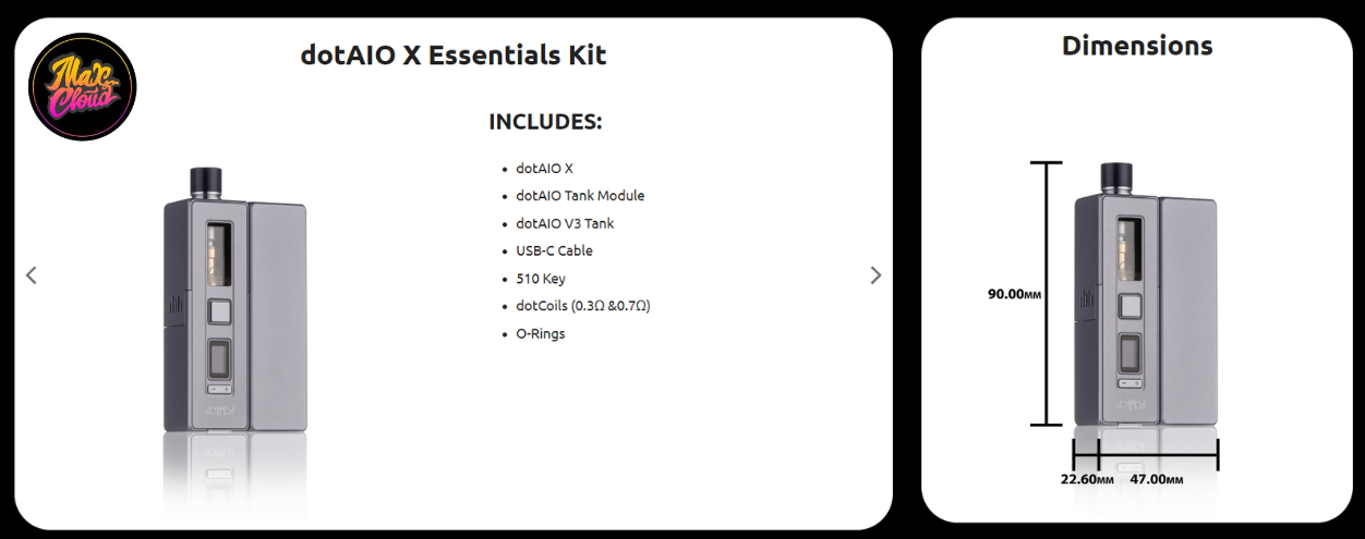 Review DotMod DotAIO X Pro Kit - Thiết Bị Box Mode Tùy Biến Đa Công Nghệ Review DotMod DotAIO X Pro Kit - Thiết Bị Box Mode Tùy Biến Đa Công Nghệ Review DotMod DotAIO X Pro Kit - Thiết Bị Box Mode Tùy Biến Đa Công Nghệ