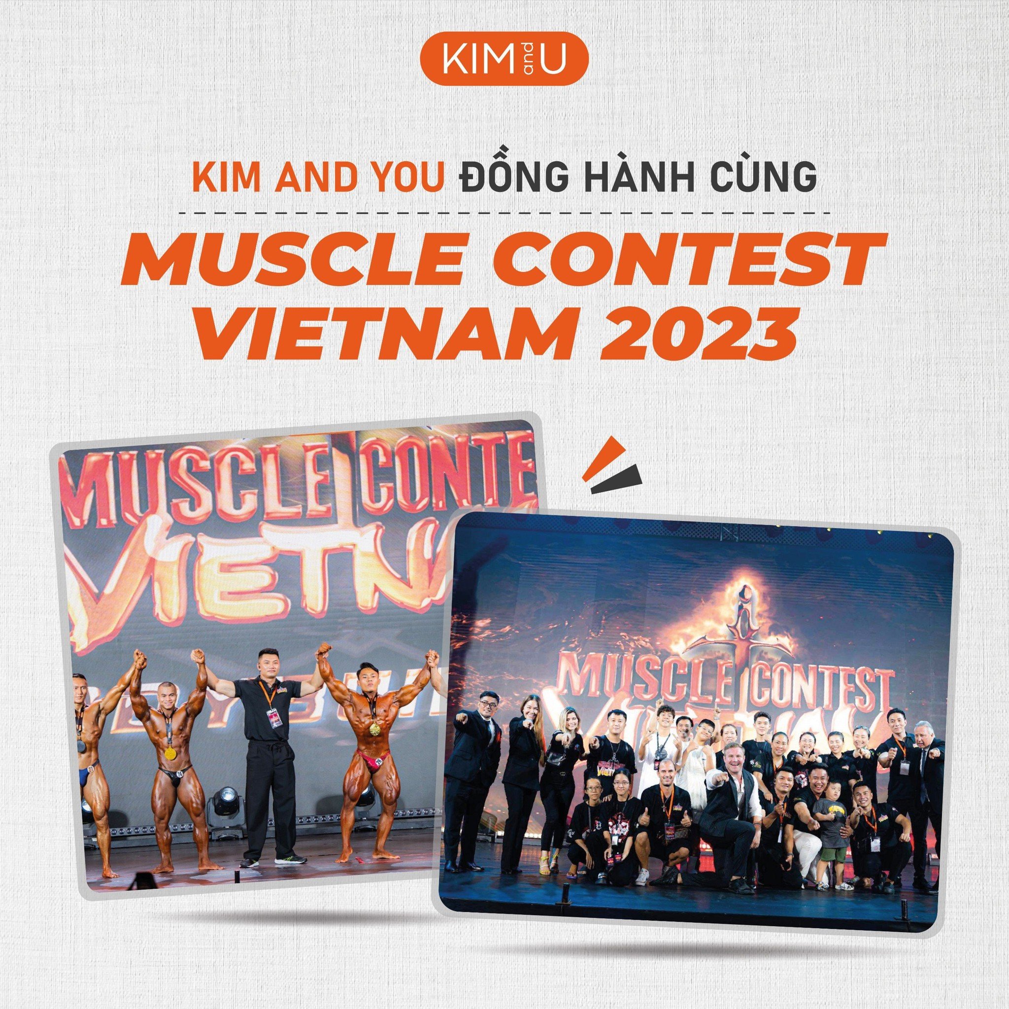 ỨC GÀ KIM AND YOU TỰ HÀO ĐỒNG HÀNH CÙNG MUSCLE CONTEST VIETNAM 2023