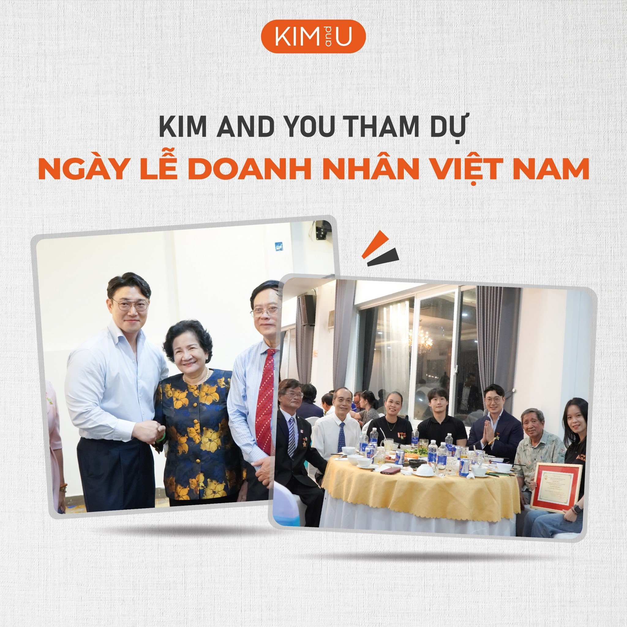 KIM AND YOU THAM DỰ NGÀY LỄ DOANH NHÂN VIỆT NAM