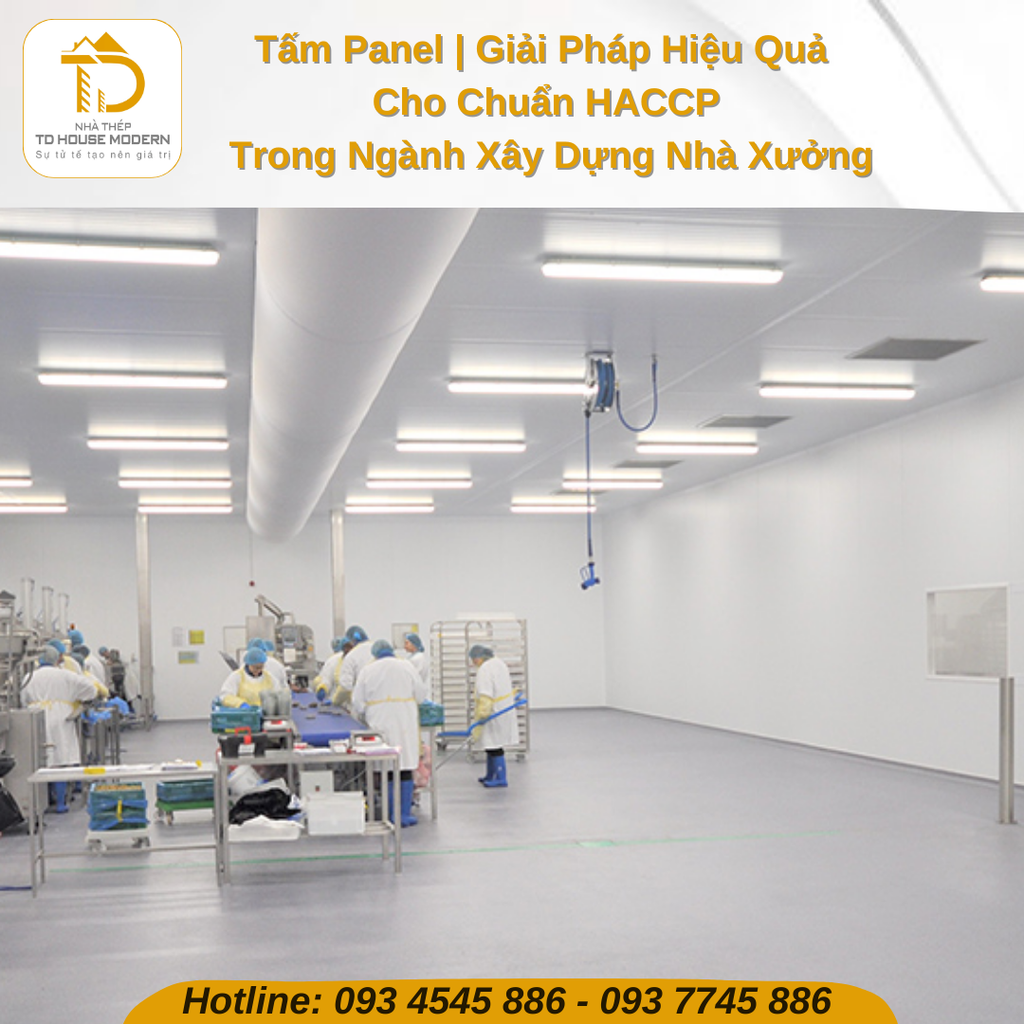 Tấm Panel | Giải Pháp Xây Dựng Nhà Xưởng Đạt Chuẩn HACCP – Nhà thép TD ...