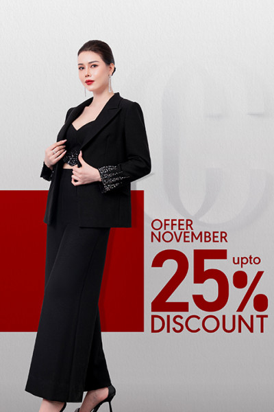 November offer - Up to 25% Discount all item
