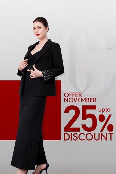 November offer - Up to 25% Discount all item