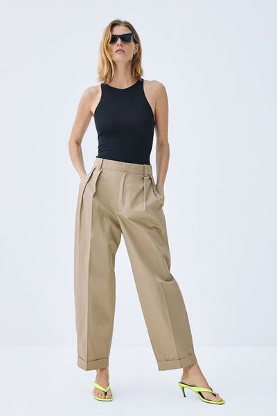 Top 8 quần kaki nữ Hàn Quốc ống đứng hàng hiệu lưng cao đẹp