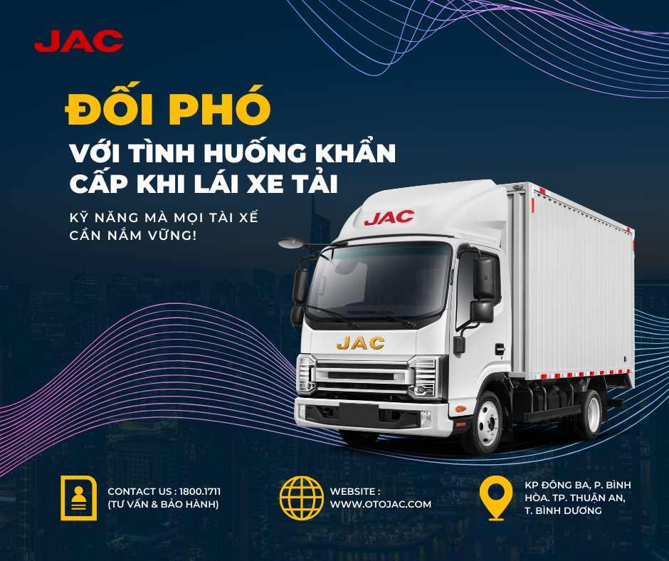 Đối phó với tình huống khẩn cấp khi lái xe tải - Kỹ năng mà mọi tài xế cần nắm vững!