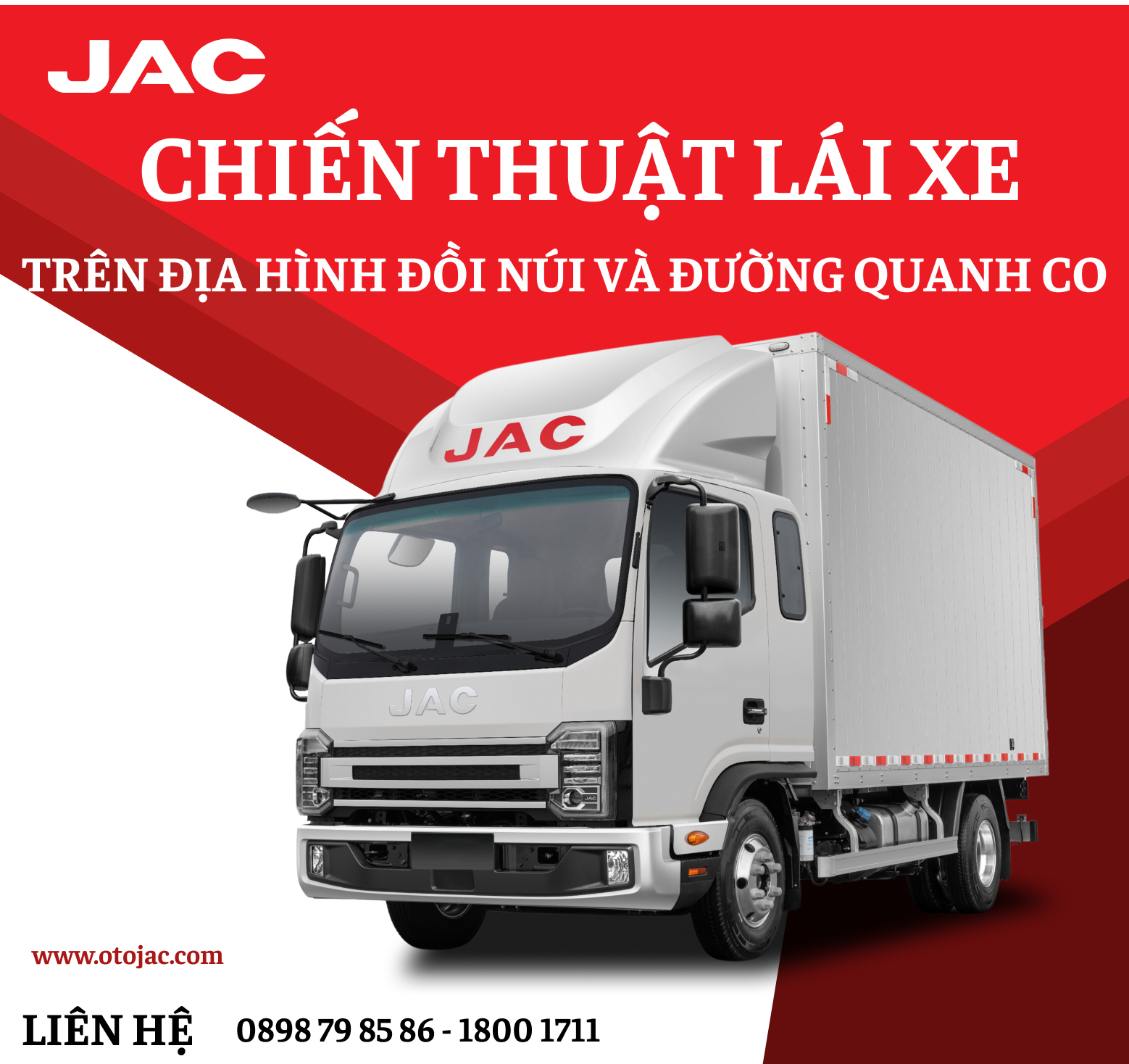 CHIẾN THUẬT LÁI XE TẢI TRÊN ĐỊA HÌNH ĐỒI NÚI VÀ ĐƯỜNG QUANH CO