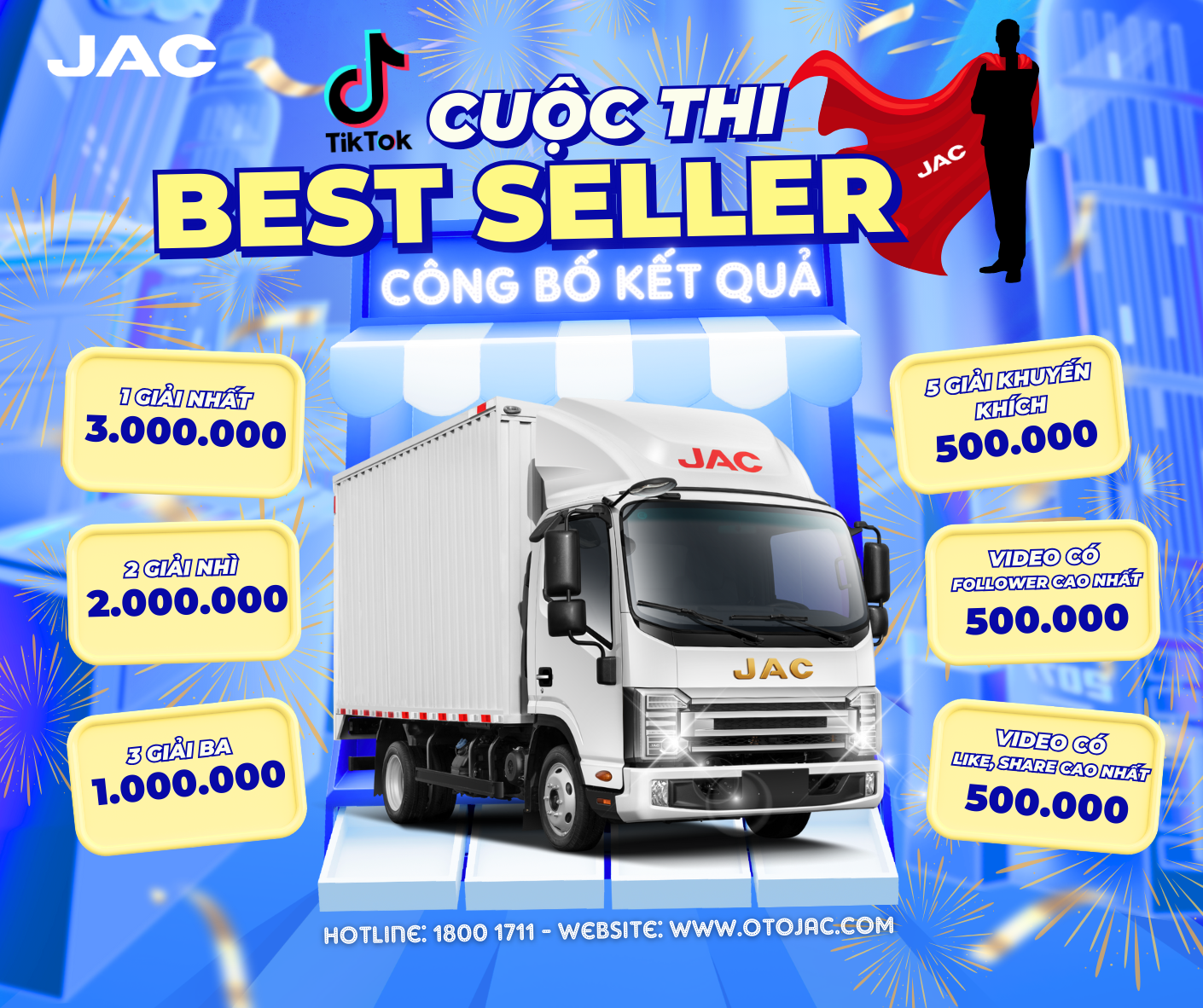 Công bố Giải thưởng CHƯƠNG TRÌNH CUỘC THI TIKTOK 