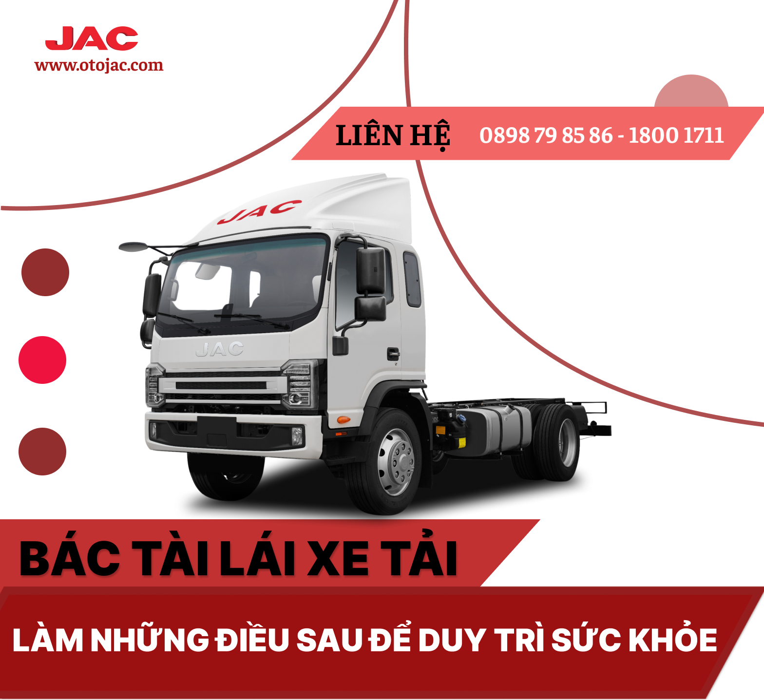 BÍ QUYẾT DUY TRÌ SỨC KHỎE KHI LÁI XE TẢI BÁC TÀI CẦN LƯU Ý