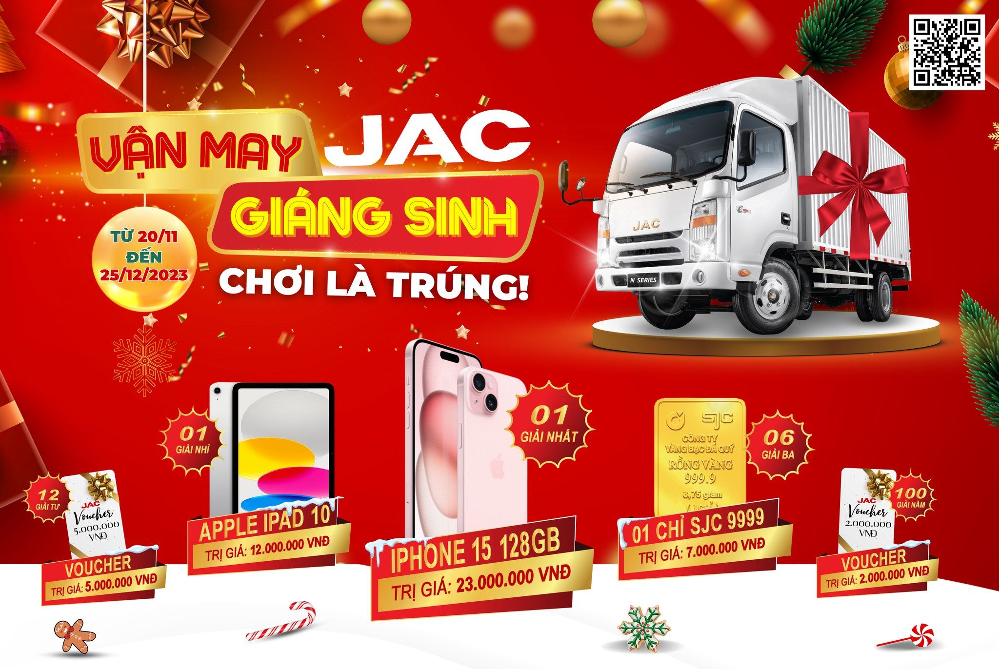 JAC - VẬN MAY GIÁNG SINH 2023