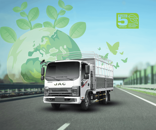 JAC EURO 5 – TIÊU CHUẨN CÔNG NGHỆ ĐỊNH HÌNH TƯƠNG LAI NGÀNH VẬN TẢI